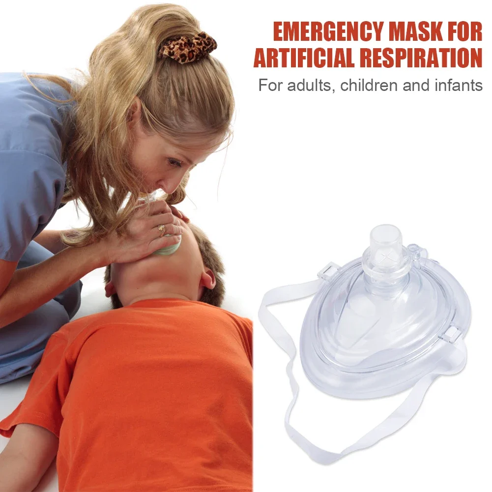 1-10 Uds. Máscaras de primeros auxilios de emergencia de rescate de resucitador máscara de respiración CPR válvula unidireccional de respiración bucal herramientas de primeros auxilios profesionales
