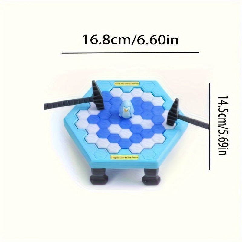 Salvar pinguim batendo brinquedo de gelo, disjuntor de gelo batendo e desmontar jogo de tabuleiro de parede novidade jogo brinquedo interativo