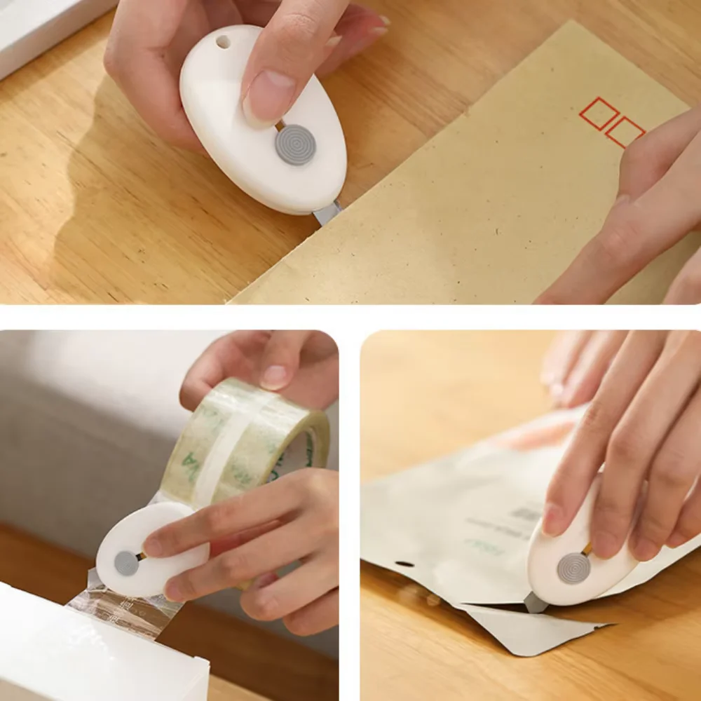1 Pcs Creative Cute Art Knife Mini Portable Utility Knife Paper Knife Blade Office Stationery Cutting Supplies