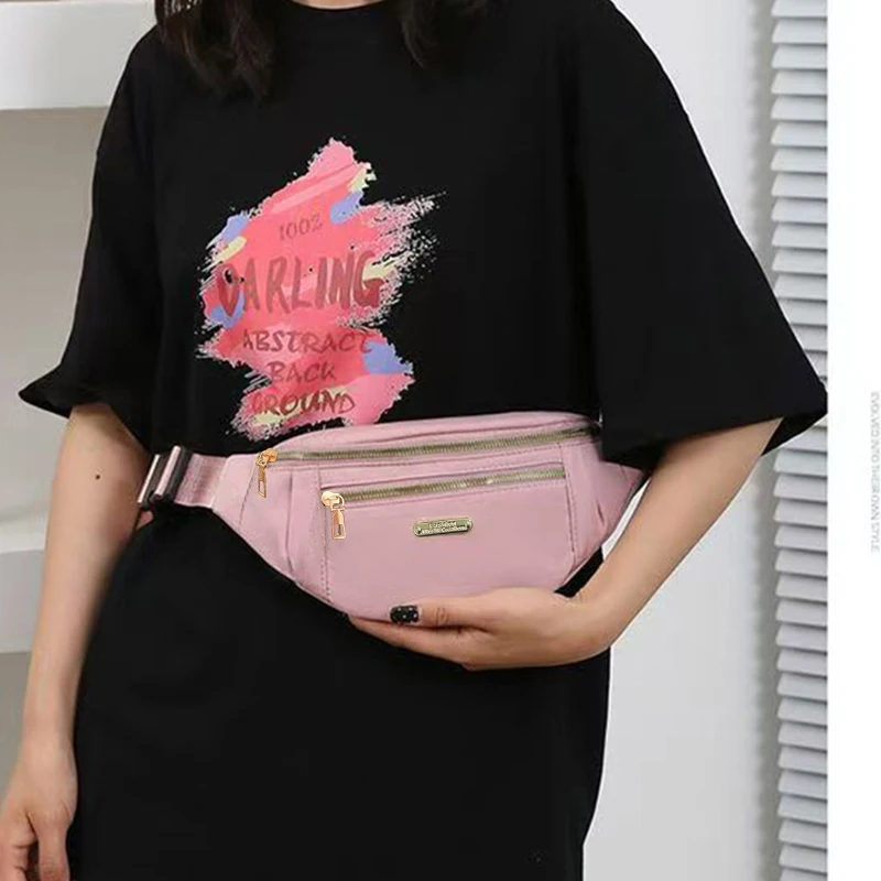 Borse in stile neutro: marsupi da uomo e da donna adatti per viaggi d'affari e turismo Materiale in nylon. Vari colori.