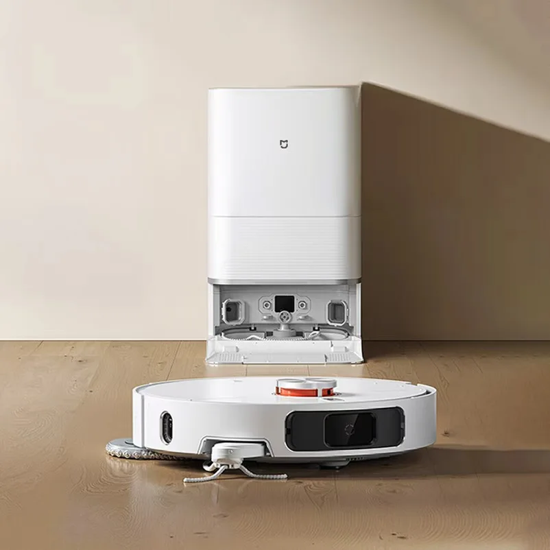 Робот-пылесос и швабра Xiaomi M40, ультравсасывание 12000 Па, 70 ℃   Самоочистка горячей воды, идеально подходит для паркетных полов