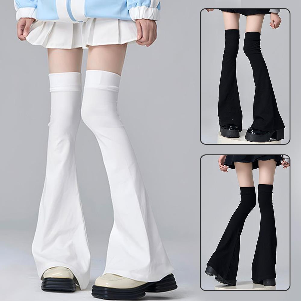 Bas de jambe avec poignets en forme de corne, accessoires Sexy au-dessus du genou, élasticité de Style japonais, chaussettes amincissantes épicées Y2K pour femmes