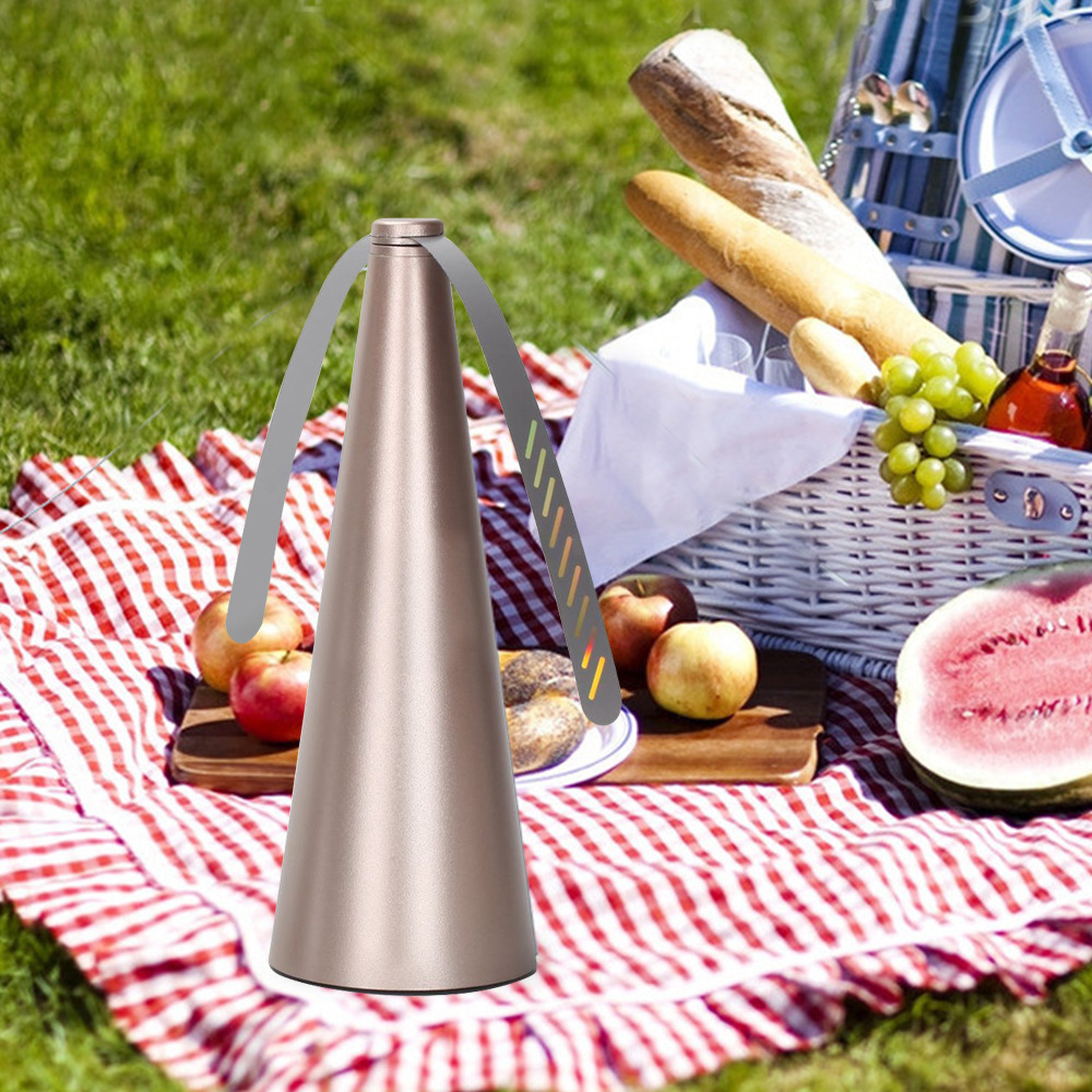 Automatischer Mückenschutzventilator, Fliegenmückenschutzventilator, batteriebetrieben, tragbare Schädlingsbekämpfung für Picknick im Freien zu Hause