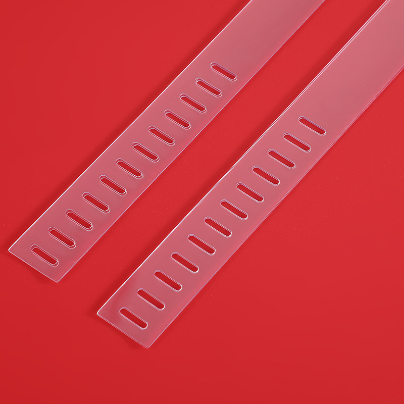 200PCS PVC Transparent Plastic Collar Support  Interior Packaging Materials Accessories White Shirt‘s Collar Stays Customized