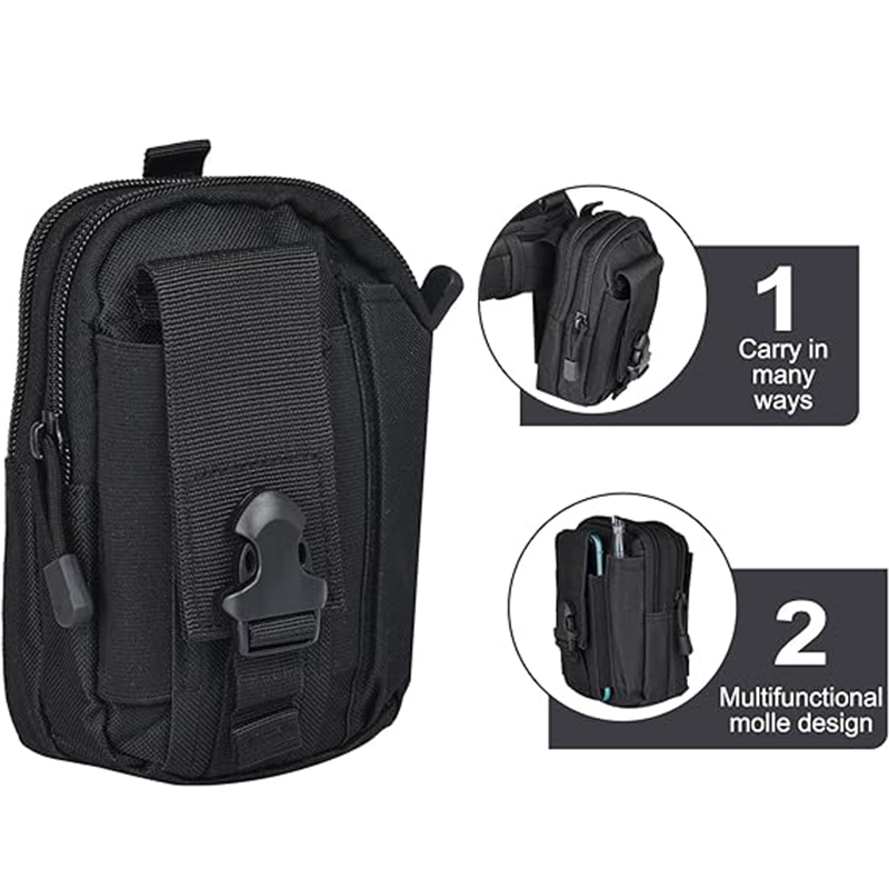 Set di cinture in vita da uomo, cintura tattica multifunzionale da caccia all'aperto, attrezzatura per cintura in nylon di alta qualità