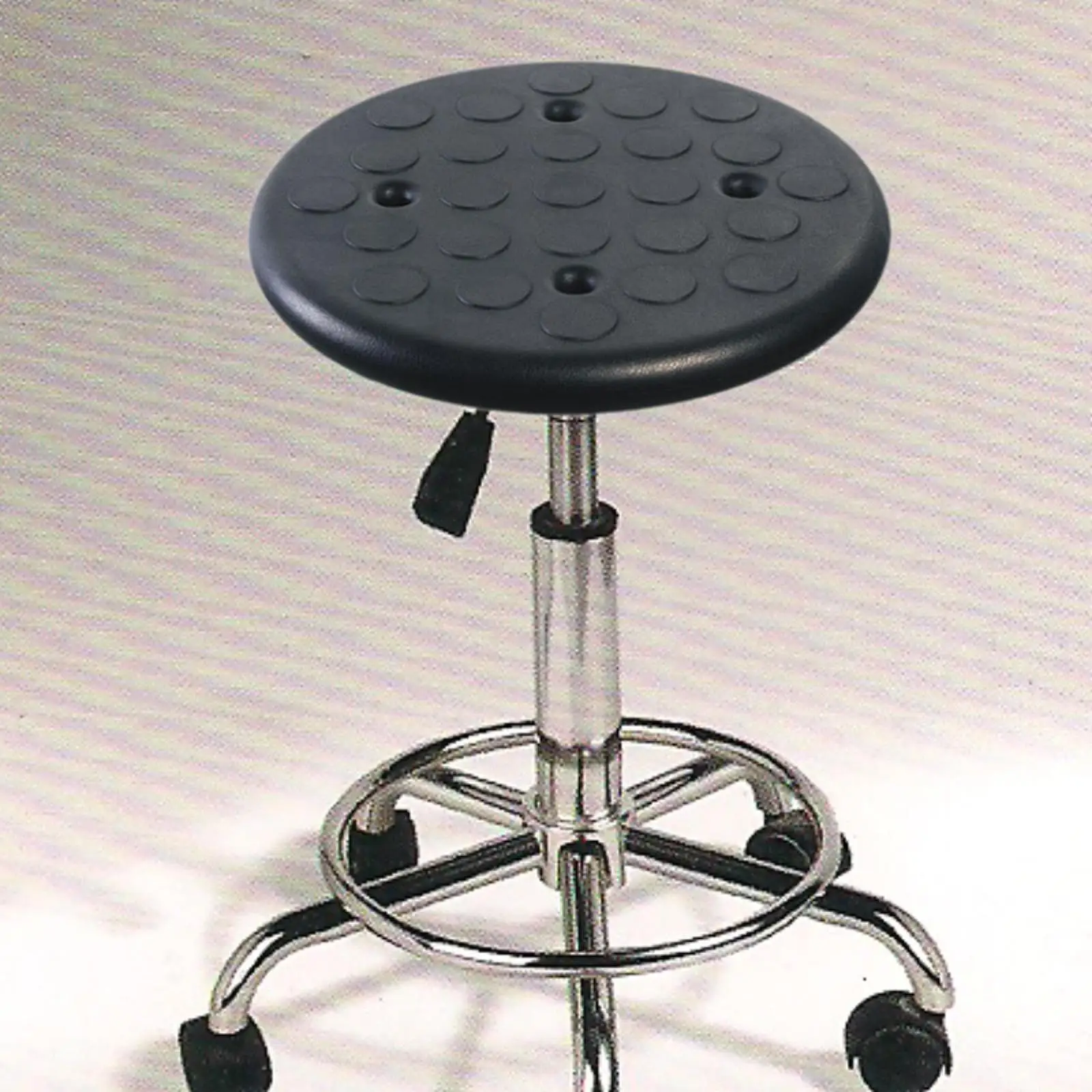 Round Black Easy to Clean Kitchen Supply Anti Static Design Chair Seating Stool