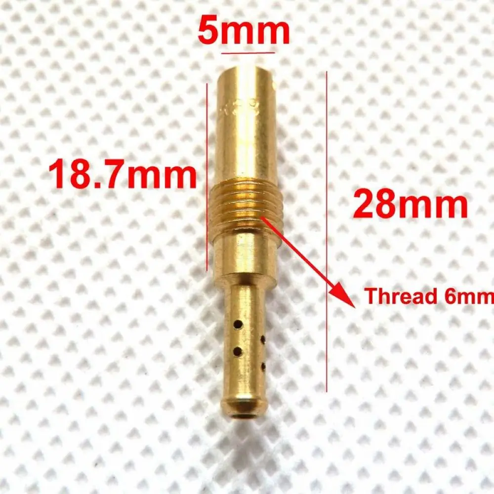 10 Chiếc Phi Công Máy Bay Phản Lực Chậm Phản Lực Cho Xe Máy GY6 Bộ Chế Hòa Khí PWK Keihin PE CVK FCR PWM PJ CBR CR N424-21 OKO CVK Kim Phun Vòi Phun
