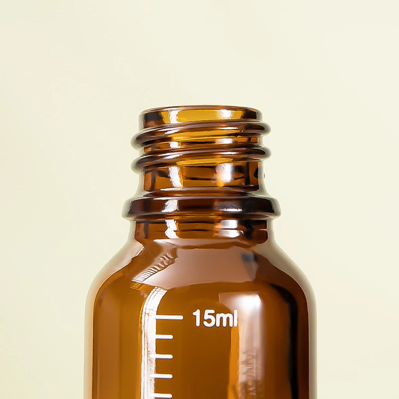 5ml-100ml Essential Oil Bottle With Scale Empty Dropper Bottle Amber Aromatherapy Liquid Glass Bottle Massage Pipette Bottles