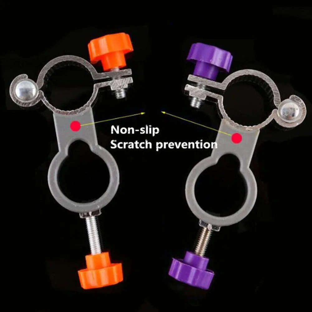 Soporte de sombrilla para silla de pesca de 2 piezas, herramientas de abrazadera de aleación de aluminio para jardín, Patio, balcón