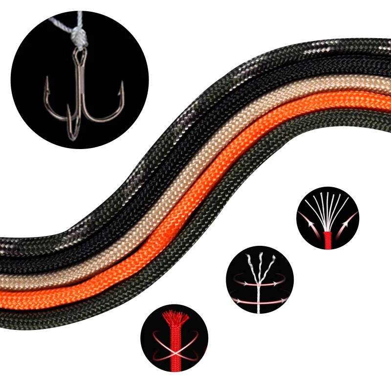 7 Kerne 550 Paracord Seil 5 15 30 M Durchmesser 4 mm Schnur für Outdoor Camping Survival Lanyard Fallschirm Wandern Zelt Zubehör