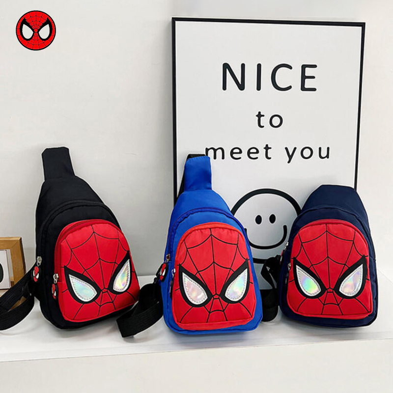 Disney Spiderman Marvel Avengers Kinder Schulter Rucksack Muster große Kapazität Tasche lässig Schüler Jungen Mädchen Schult aschen