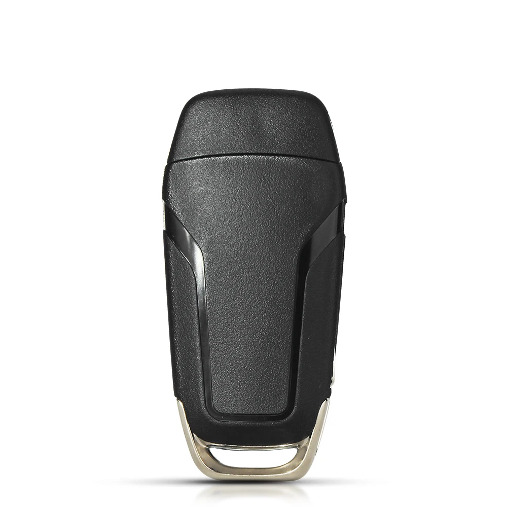 KEYYOU Flip Remote Car Key Case dla Ford Focus Fusion Edge Explorer Mk2 Mk7 Ranger HU101 2/3/4 Przyciski
