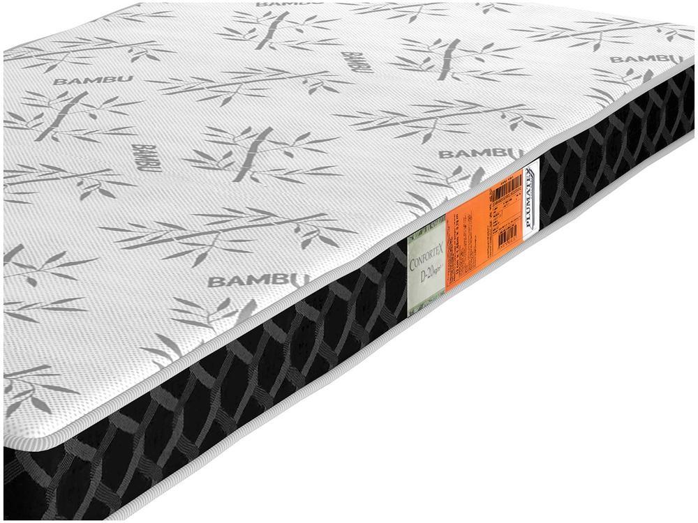Colchão Solteiro Plumatex Espuma D-20 12x78x188cm Confortex