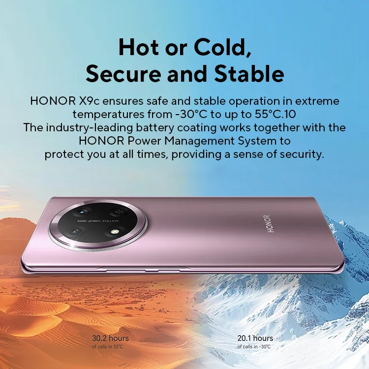 2024 HONOR X9C 5G Global Version Snapdragon 6 Gen 1 6.78" 120Hz AMOLED PWM Display 6600mAh Powerful Battery 108MP OIS Camera
