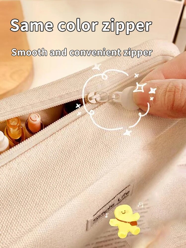 1PC StationeryBag Astuccio per matite Astuccio per matite di grande capacità Astuccio per matite portatile Scatola per cancelleria Cosmetici Regali portatili Adatto F