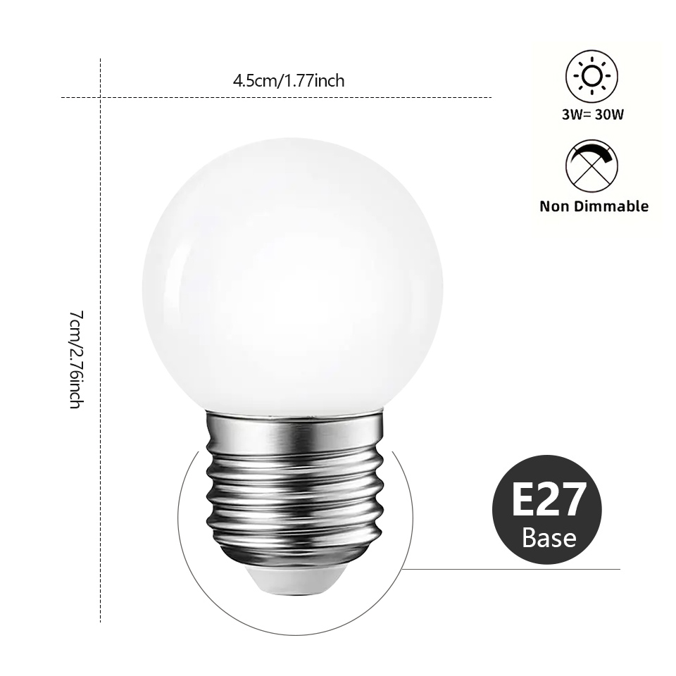 10 teile/los LED Lampe E27 Led-lampe 3W Lampara Hohe Helligkeit Lampada Led-lampen 220V Bombillas Led innen Beleuchtung