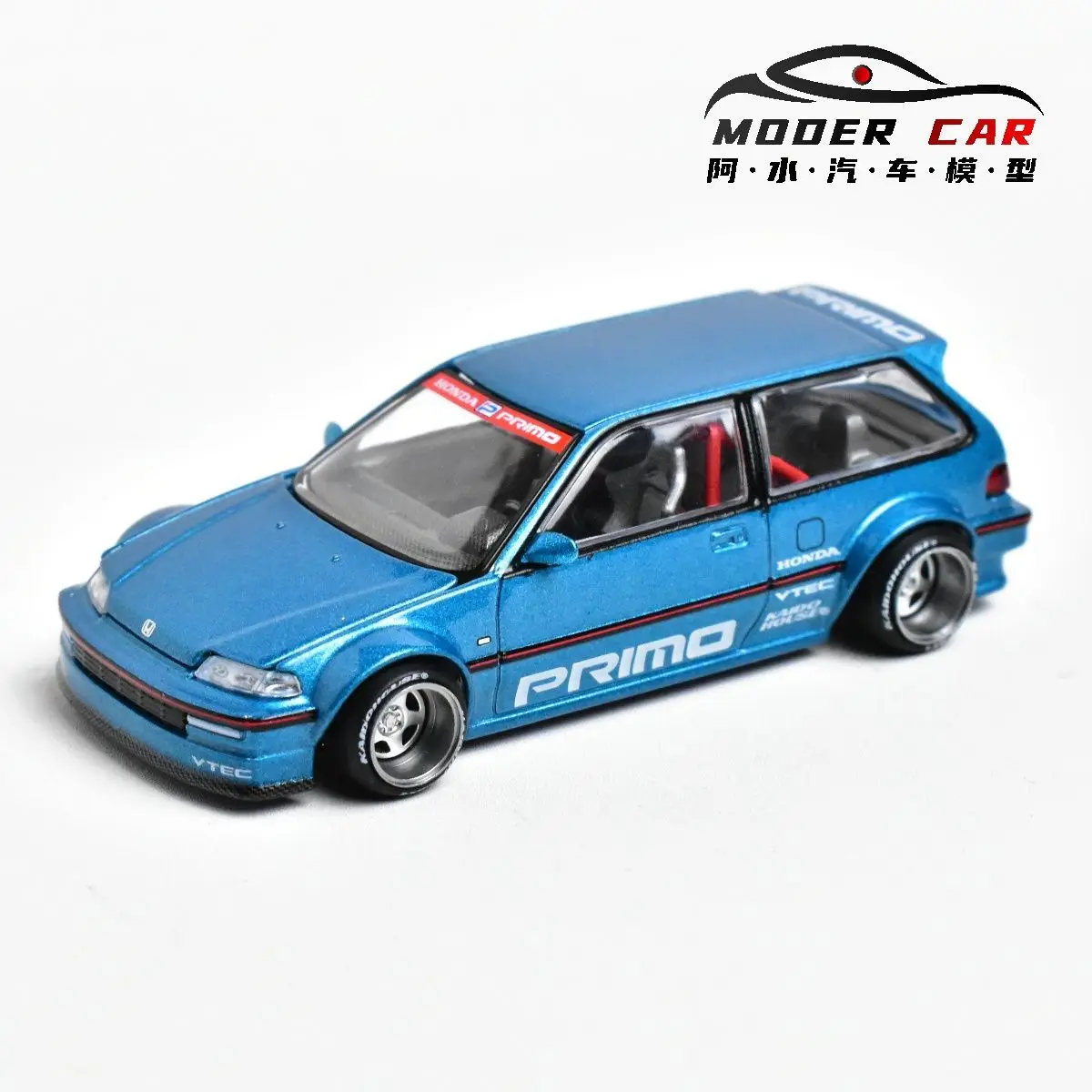 カイドーハウス + MINIGT シビック (EF) カイドーワークス V1 KHMG126 ダイキャストモデルカー