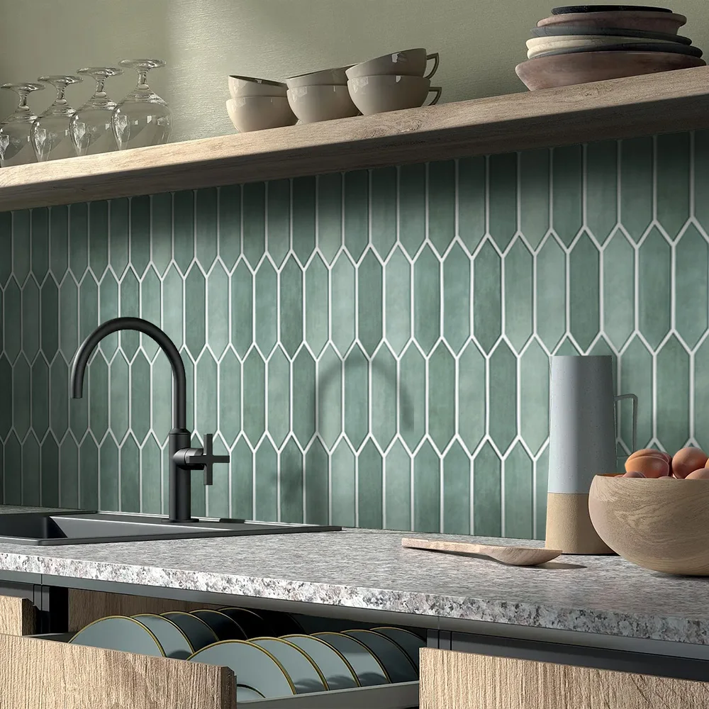 1/10pcs 3D สติกเกอร์กระเบื้อง,Self-กาว 3D สีเขียวกระเบื้อง Backsplash สําหรับห้องครัวและห้องน้ํา, แม่พิมพ์กันน้ํา,30x30 ซม.