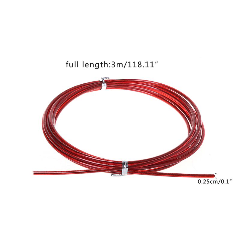 Cable de alambre de acero reemplazable Crossfit de 3m, cuerdas para saltar de velocidad, cuerda de repuesto para saltar