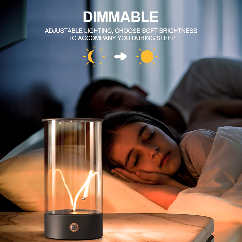 Schnur lose tragbare LED-Tisch lampe wiederauf ladbare Design magnetische Schreibtisch lampe mit Touch-Sensor dreistufig dimmbar für Schlafzimmer licht