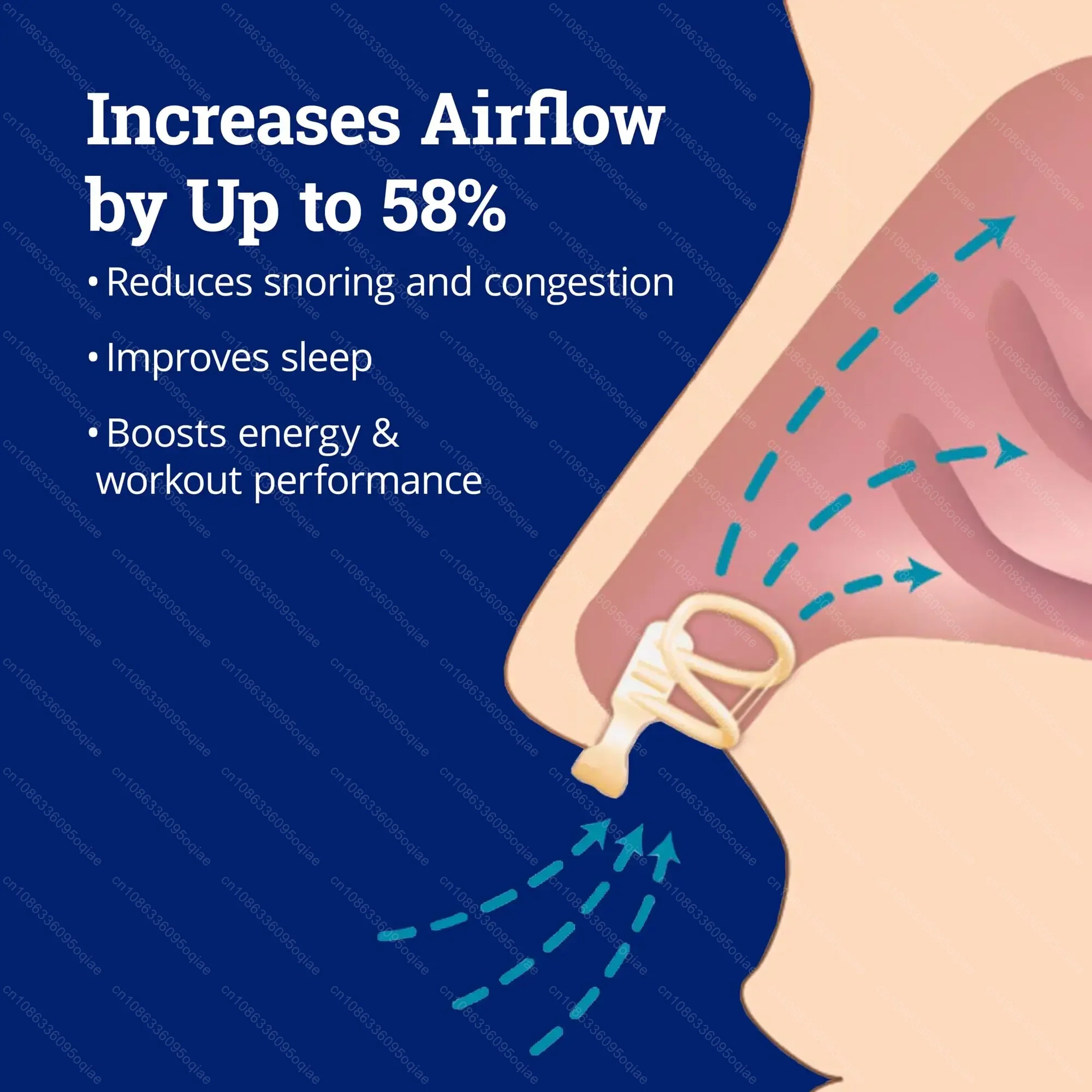 Snore Stopper Nasal Dilator for Snore Reduction Increases Airflow Anti Snoring Devices Silicone Nose Clip Improve Sleep&Snoring