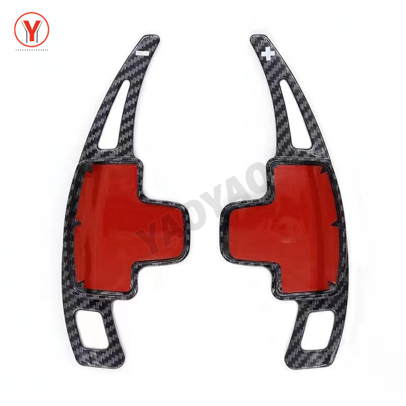 メルセデスベンツ A B M E クラス W176 W212 W246 GLK SLK CLA GLA カーボンファイバー車のステアリングホイールパドルシフト延長シフター