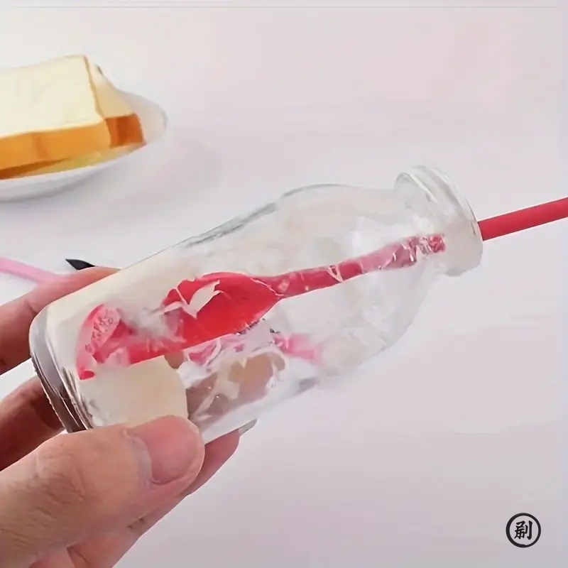 Conjunto de mini espátula de silicone de 3 peças – resistente ao calor, vários tamanhos para frascos, garrafas e cozinha