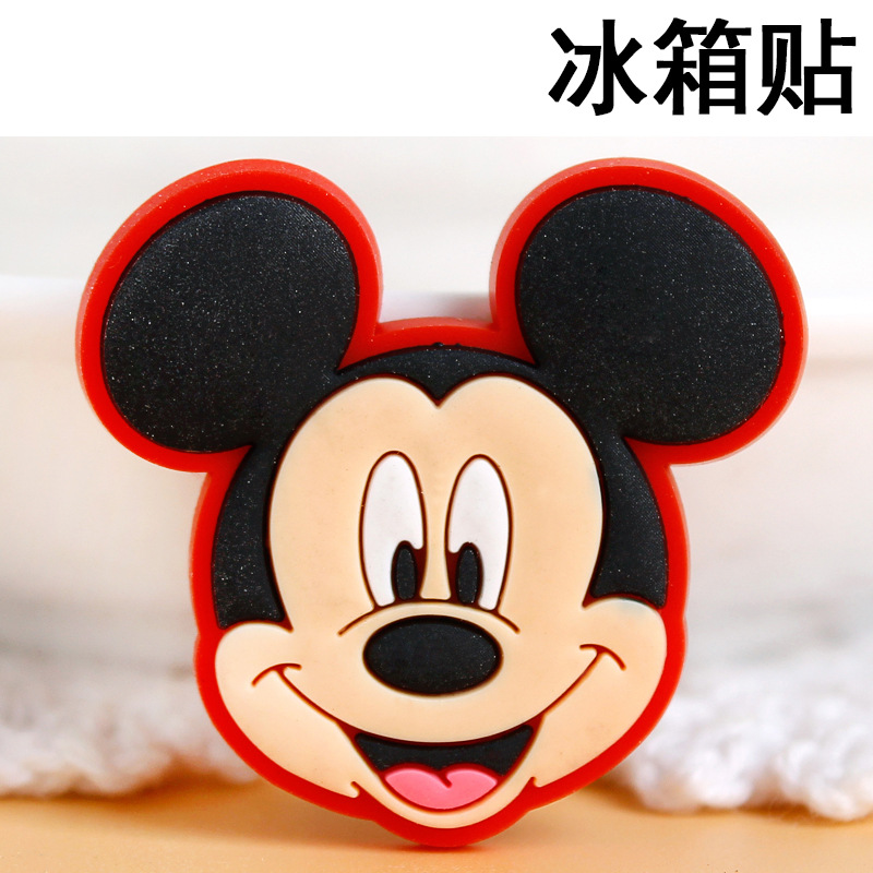 Disney Mickey Minnie Silicone Fridge Magnet Home Decore Mini Refrigerator Home Decoration Sticker Magnets For Fridge Souvenir