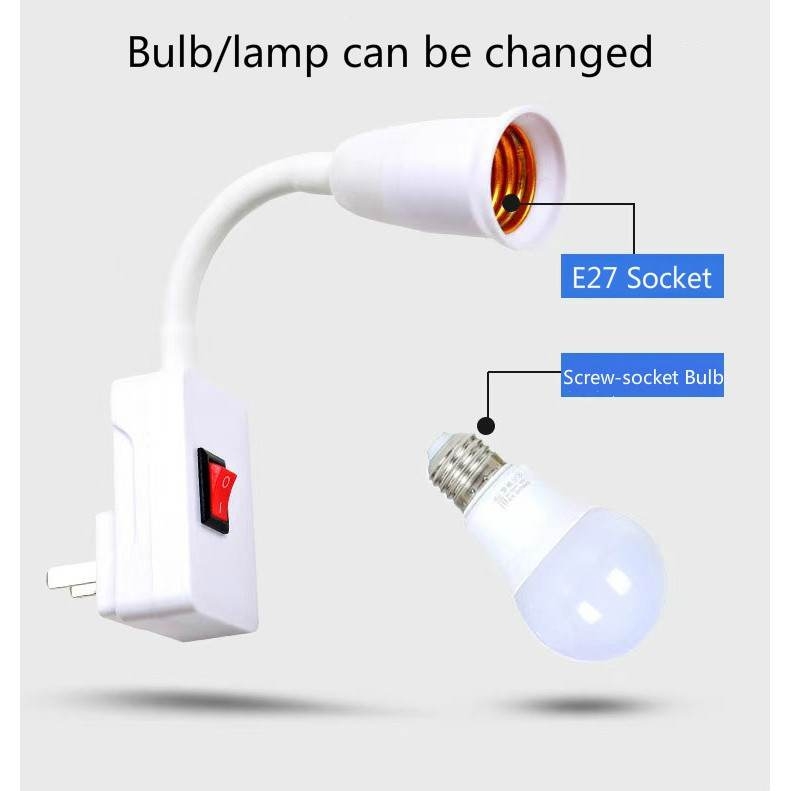 Flexible E27 Lampenfassung Extender E27 Lampe Rotierenden Basis Lampe Halter Lampenfassung Basis Lampe Halter LED Licht Adapter Dropshipping