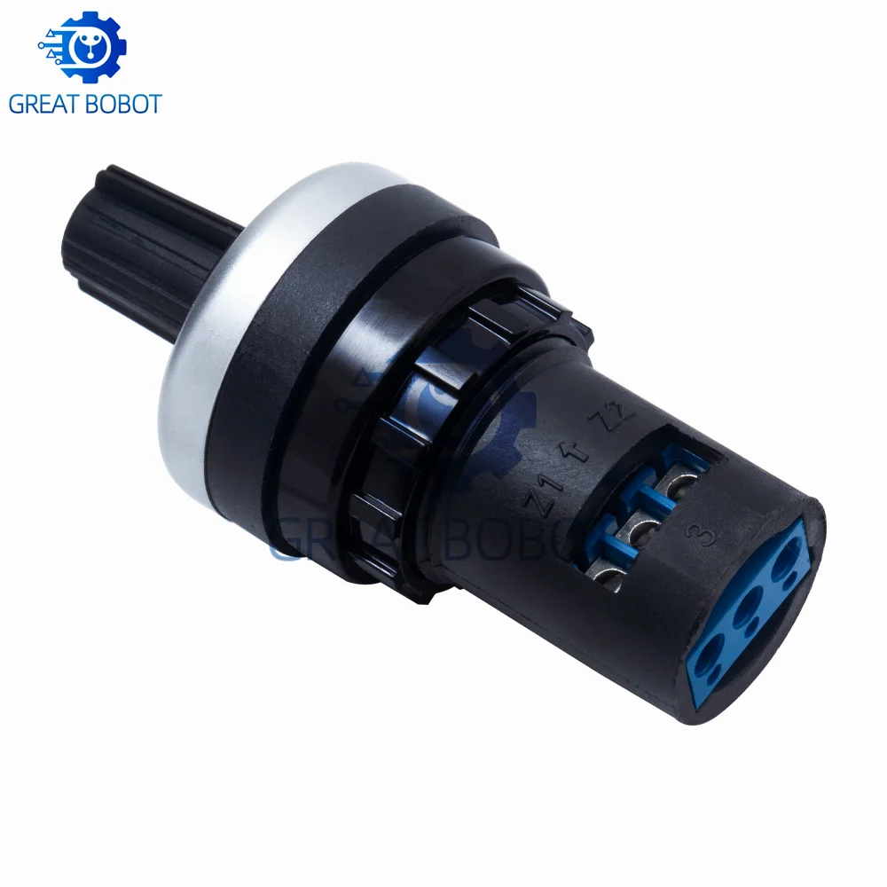 BS LA42DWQ-22 1K 2K 5K 10K 20K 50K 100k 200k 500K 22mm de diámetro potenciómetro giratorio interruptor de resistencia para arduino