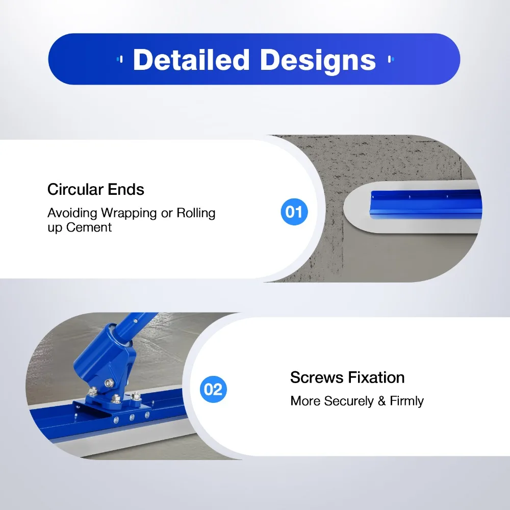 Bull Float Concrete Tools Concrete Trowel Finishing Concrete Cement Surface Smoothing Tool for Leveling Concrete