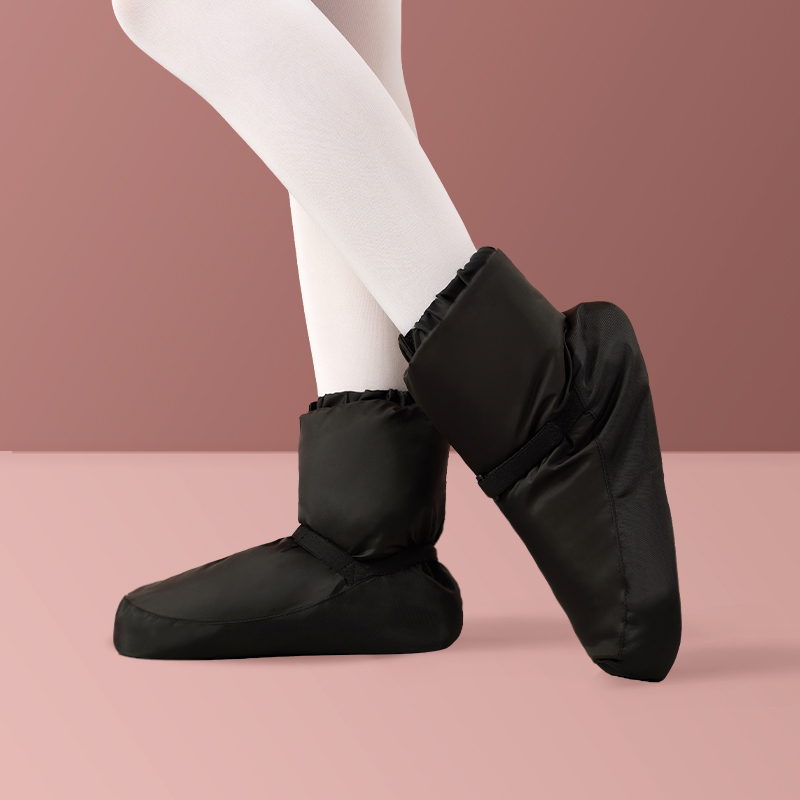 Botas quentes de dança para crianças e meninas, sapatilhas de balé de inverno para praticar dança, sapatilhas profissionais para meninas