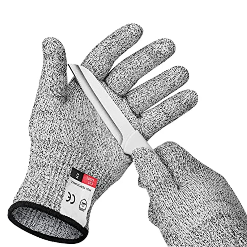 Guantes anticortes de niveles, suministros de protección laboral, cocina, construcción, vidrio, anticorte, resistente a lesiones, resistente al desgaste, jardinería