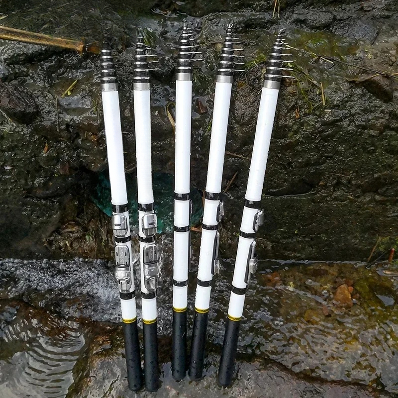 BRAVMACK Koolstofvezel Spinning Hengel Telescopische Mini Pole 3M 2.7M 2.4M 2.1M 1.8M 1.5M Vis Gear Visgerei Hoge Kwaliteit