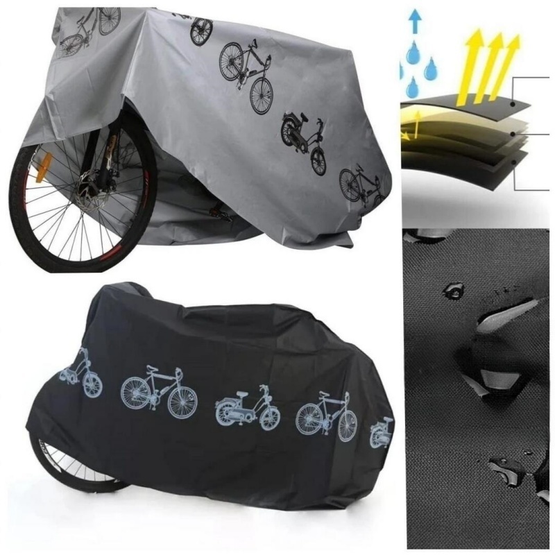 Cubierta impermeable para equipo de bicicleta, cubierta para bicicleta, cubierta para sol al aire libre, funda para bicicleta de montaña, accesorios para bicicleta