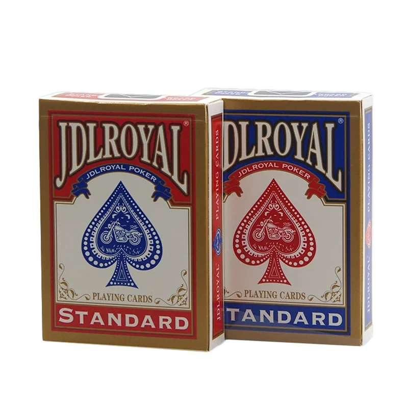 Nouvelles cartes à jouer Jdlroyal Poker rouge/bleu, jeux scellés Standard, tours de magie, GYH
