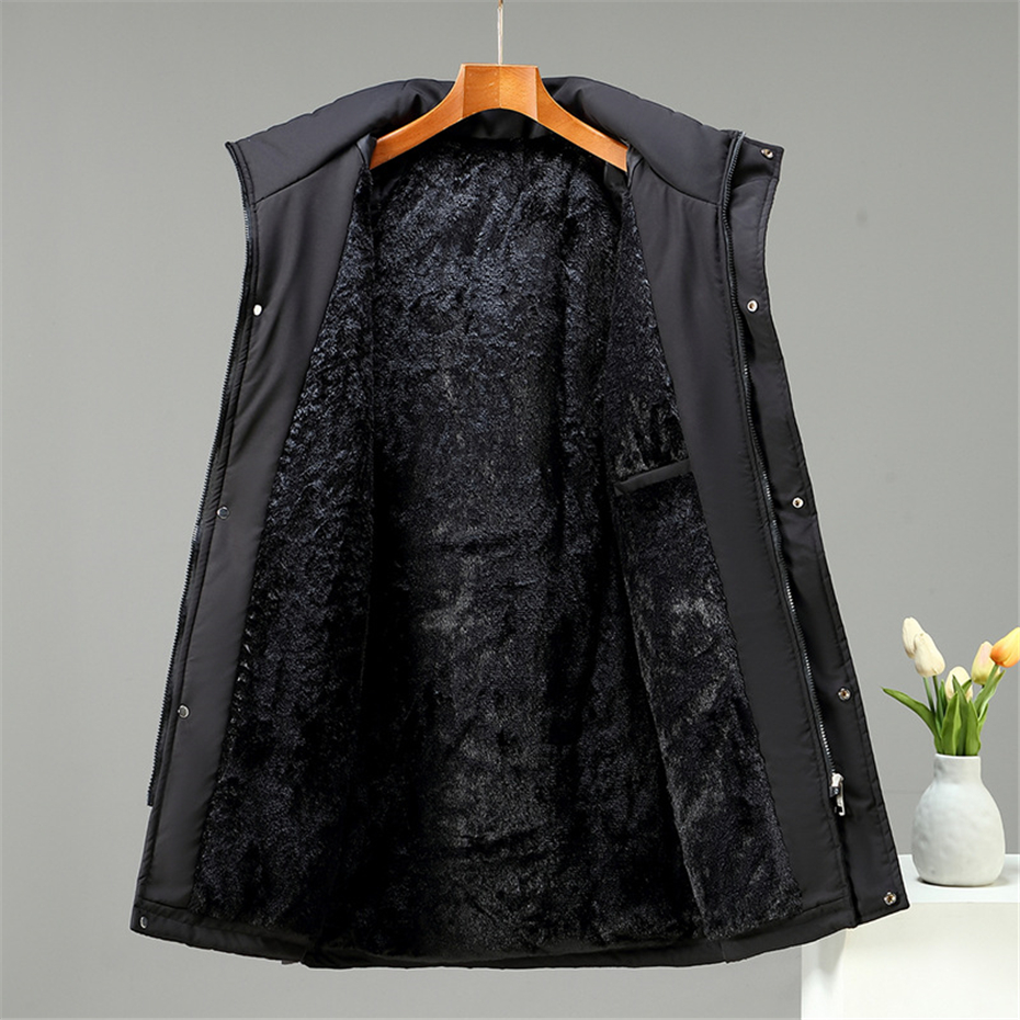 Plus Größe 10XL Parkas Männer Winter Dicke Jacke Mantel Mode Lässig Grün Parka Männlichen Schwarz Jacken Große Größe 10XL