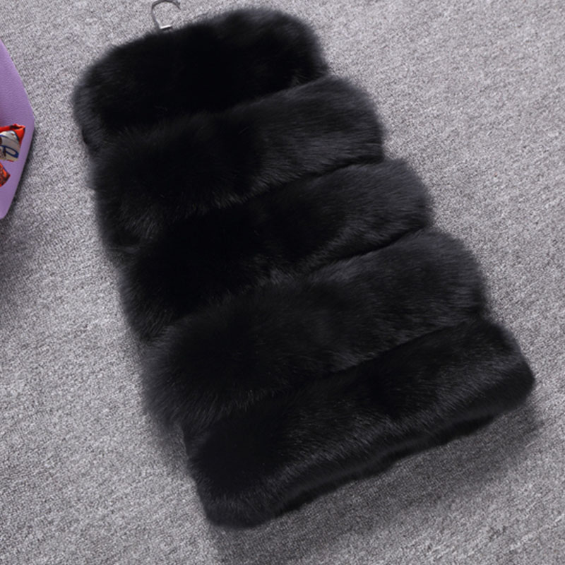 ขนสัตว์เสื้อกั๊กผู้หญิงฤดูใบไม้ร่วงฤดูหนาวแฟชั่นหญิงเสื้อ Faux FUR Coat สําหรับผู้หญิงเสื้อกั๊กแขนกุด