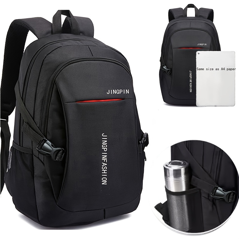 Mochila elegante de grande capacidade para homens, perfeita para o ensino médio/faculdade, bolsa versátil para laptop de viagem com diversos estilos