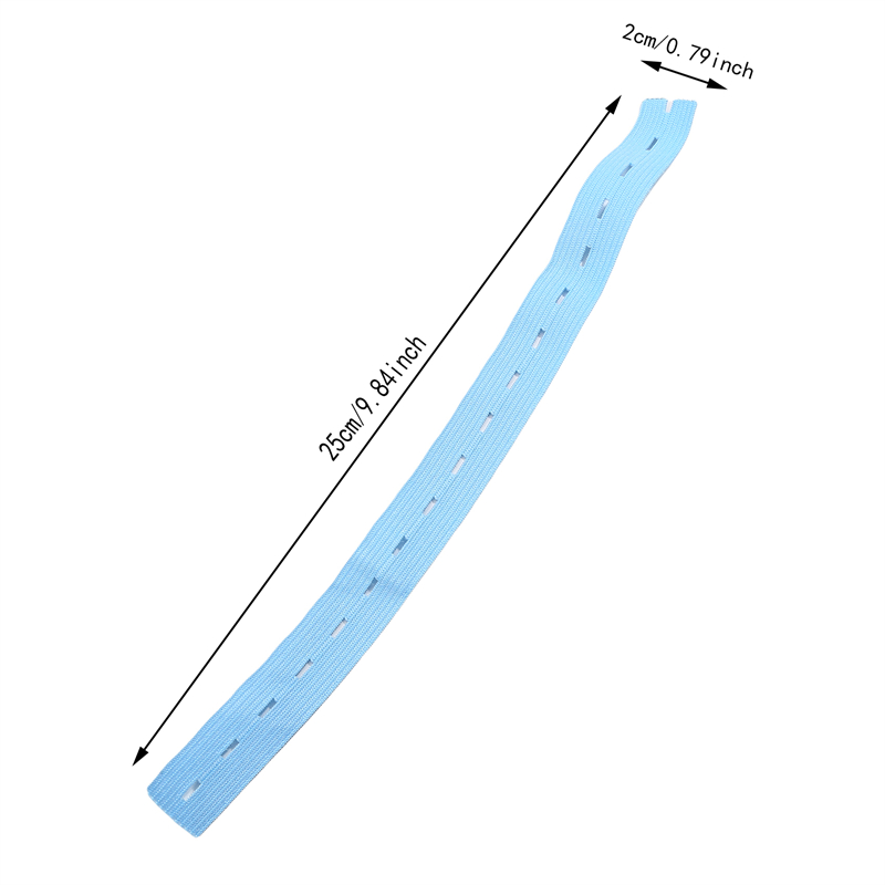 Gummibänder 20mm Breite gewebtes Knopfloch Gummiband Elast Stretch Tape verlängern Finish Tape DIY Näh kleidungs zubehör