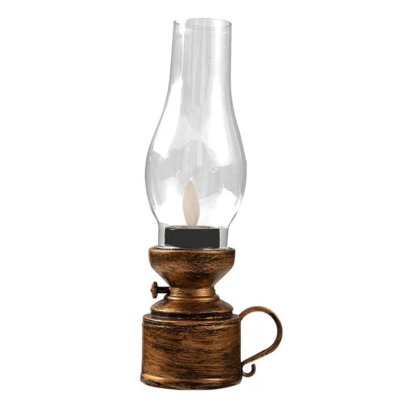 Lanterna vintage design retrô led lâmpada de óleo suspensa operada por bateria decorativa para casa feriado presentes de natal decoração de casa