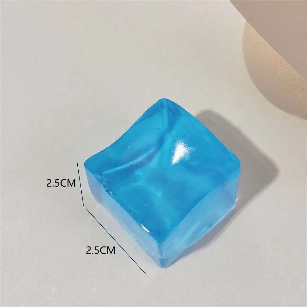 Kawaii Stress Relief Fidget Toy Ice Block Cat Paw Squeeze Toy Mini Fish Ice Cube Toys Party Favors