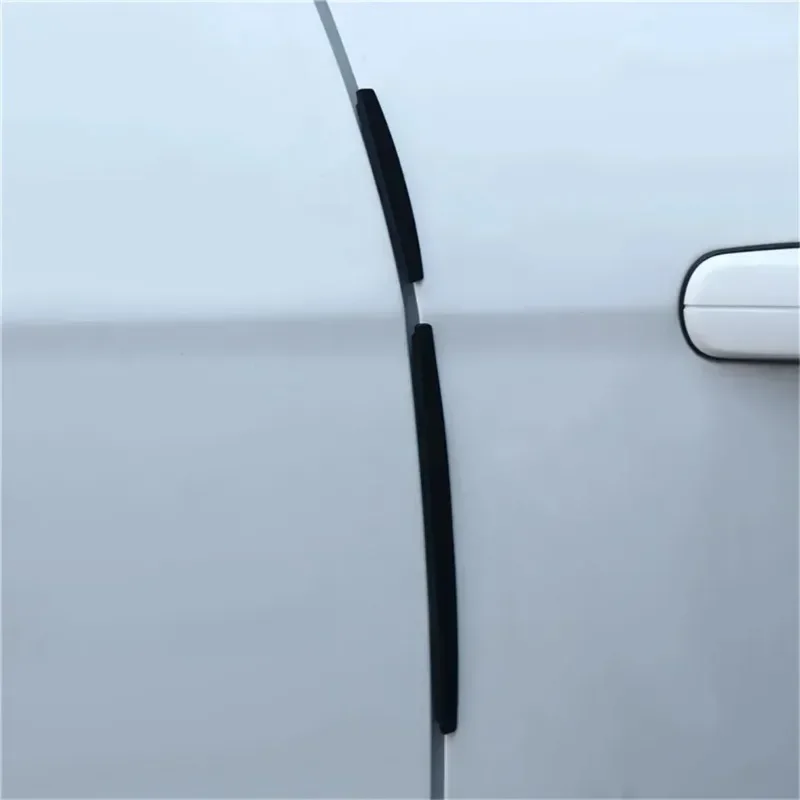 8Pcs/Set Car Door Protector Strip Auto Door Crash Bar Bumper Buffer Trim Guard Edge Corner Car Decoration Accessories