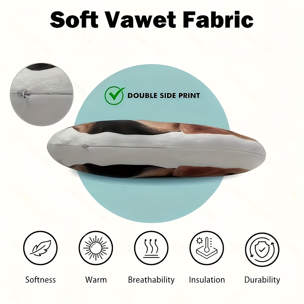 Customized "I Love You" mini plush doll personalized photo pillow, perfect couple gift, soft polyester