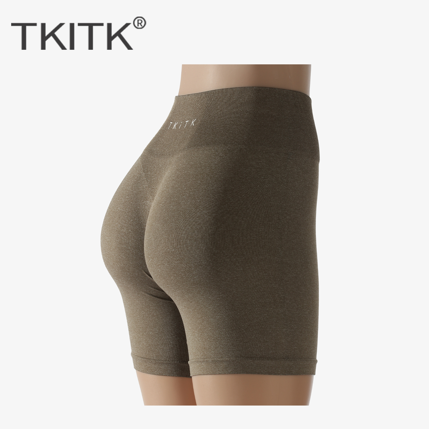 TKITK-pantalones cortos profesionales sin costuras para mujer, Shorts de LICRA para Fitness, elásticos, transpirables, para levantar la cadera, deportes de ocio y correr