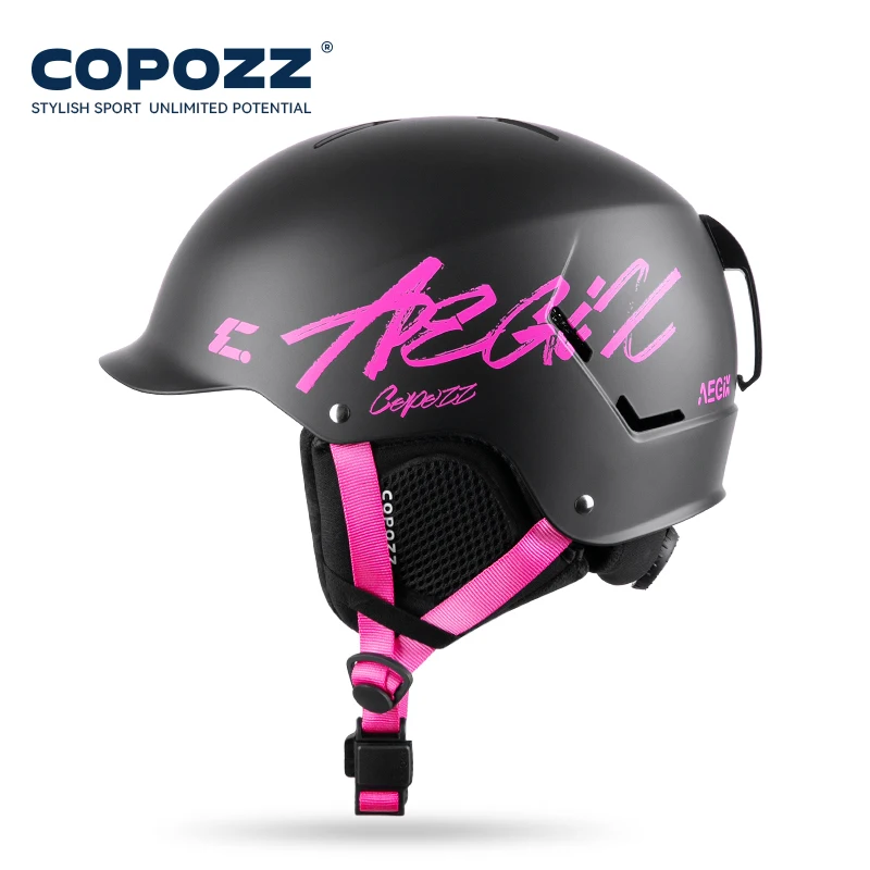 COPOZZ новый обновленный лыжный шлем для мужчин и женщин, зимний противоударный защитный шлем для сноуборда, снежный мотоциклетный лыжный шлем для скейтборда