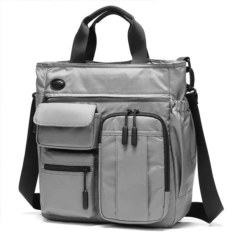 Borsa a tracolla da lavoro borsa a tracolla diagonale multifunzionale da 14 pollici per tablet e documenti da uomo borsa a tracolla diagonale per il tempo libero
