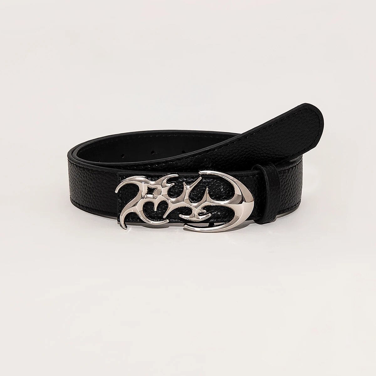 남성용 특수 모양의 버클 Pu 가죽 트렌디 한 멋진 청바지 벨트 부드러운 버클 캐주얼 비즈니스 벨트 선물용 이상적인 선택