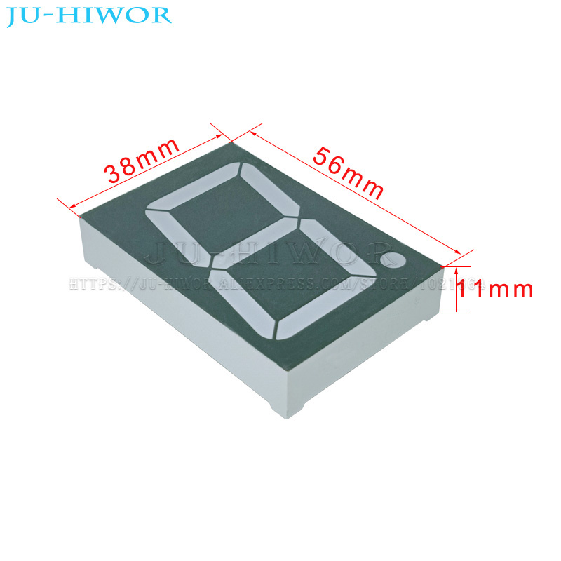 10 Stück 1,8 Zoll 10 Pins 1 Ziffern Bit 7 Segment Jade grüne LED-Digitalanzeige Digitron 18101AGG 18101BGG Gemeinsame Anode Kathode C-C