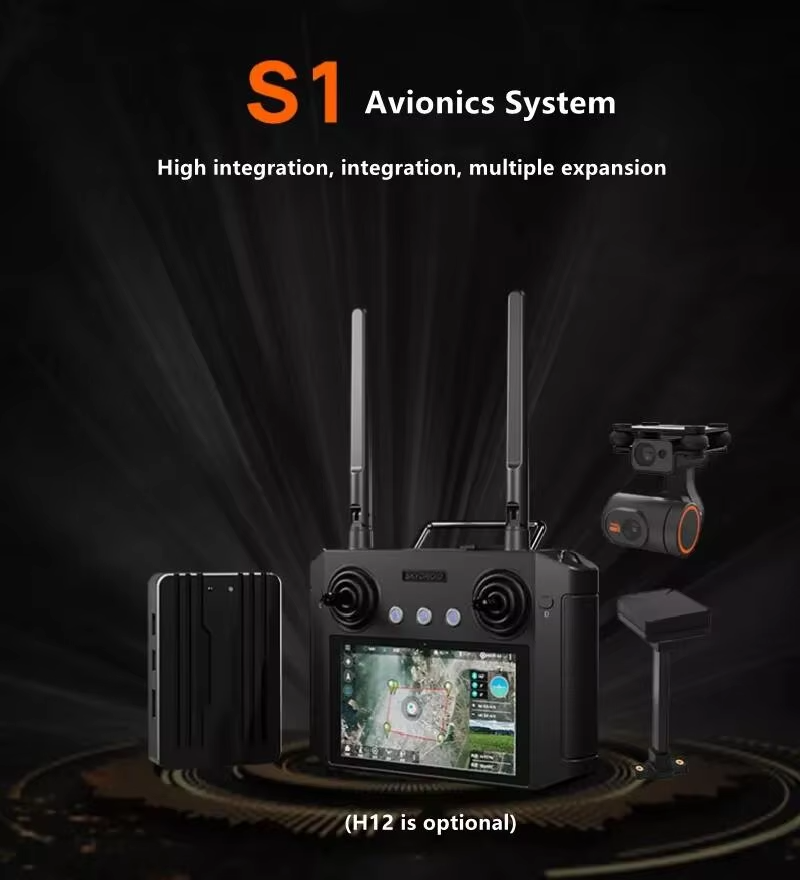 Sistema de controle elétrico s1, altamente integrado, multiexpansível, las er, evita obstáculos, gimbal para multicopter rc dr one